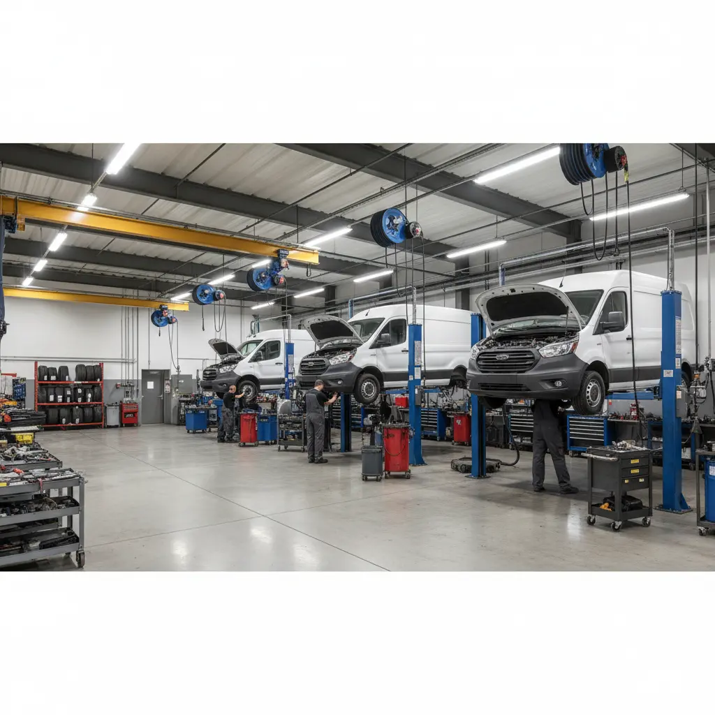 Servicebereich für Firmenflotten